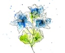 誕生花やお好きなお花の絵を描きます あなたに、大切な誰かに、世界に一枚だけの特別なお花を。 イメージ5