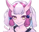 綺麗なSNSアイコン描きます 目を引くような印象深いアイコン イメージ2