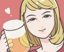 似顔絵、アイコン、イラスト、作成します ♡アート風、水彩画風などオシャレに描きます♪ペットも描きます イメージ3