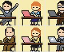 ドット絵でSNS用アイコン作ります あなたの個性をドット絵で表現します イメージ1