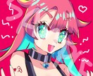 かわいい女の子のイラスト描きます ビビットカラーなサブカル系女子が得意です! イメージ1