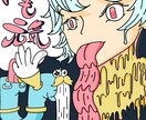 オリジナルイラスト制作いたします 個人的なスタイルイラスト制作です イメージ5