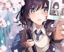 キャラクターイラストを描きます 可愛い女の子を描きます！観賞用　SNS用　動画用など！ イメージ2