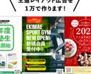 片面1万円！王道レイアウトA4チラシ作ります 直感的でシンプルな広告を低価格1万・短納期で提供します！ イメージ1