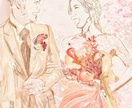 写真とは一味違う◎オシャレな似顔絵描きます ◎お気に入り写真を元に◎簡単オーダーメイド◎プレゼントにも◎ イメージ2