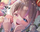 鮮やかで可愛い！印象的な1枚絵を制作します SNS・配信活動等に映える印象的なイラストをお届けします！ イメージ3