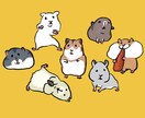 かわいい動物のイラスト描きます ペット・動物の似顔絵を自分だけのアイコンに イメージ1