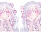 表情豊かで可愛い女の子のイラスト描きます ふんわりとした雰囲気のSNSアイコンをお届けします 商用OK イメージ3