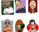 キャラクター的　個性的似顔絵　作成　いたします アイコンやプロフィールなどに！キャラクター的な仕上がり！ イメージ4