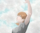 アイコンなどのイラストを描きます (横顔の構図が得意です！！！) イメージ2