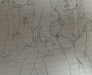 自作発言OK!落書風アナログイラストお書きします 可愛い女の子アナログでお描きします♪ イメージ4