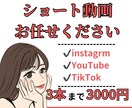 SNS！ショート動画の編集いたします TikTok、Instagramリール動画、YouTube! イメージ1