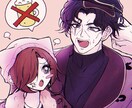 夢絵、コテ同、創作カプ描きます ポップで可愛い絵を描くのが得意です♡ イメージ3