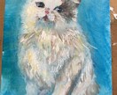 ペットの似顔絵を油絵で作成します ペットの似顔絵を写真を元に似顔絵で作成致します イメージ1