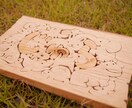 かわいい楽しい 木のメッセージパズル つくります ★出産やお祝いに世界でひとつのプレゼントを（へ＿へ） イメージ2