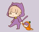 思わず使いたくなる！可愛いアイコンイラストかきます sns用のアイコンが欲しい方へ。可愛いイラストかきます！ イメージ5