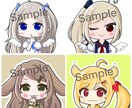 SNSやブログ用アイコンを描きます 可愛い女の子のイラストを描いています。 イメージ4