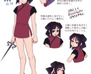 一次創作のキャラクターのデザインをします 一次創作でのキャラデザが苦手な方の代わりにデザインします。 イメージ4
