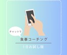 こうなりたい！を実現する食事へ。コーチングします あなたの目的に合わせて、食事コーチング【1日お試し】 イメージ1