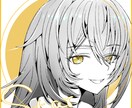 アバター*2ます カラフルな目だけのマンガ風アバター2枚入 イメージ1