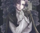 厚塗りで耽美なイラストを制作いたします アイコン、ヘッダー、MV用、鑑賞用等、華やかさを提供します イメージ5