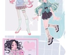 最短当日で地雷系やストリート系のイラスト描きます 初めての方も大歓迎！アイコンからキャラデザまで丁寧に対応 イメージ9