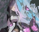 儚い女の子や治安悪めのかっこいい女の子を描きます 背景や小物、かわいいちびきゃらも描きます！ イメージ1