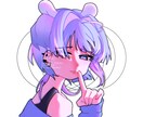 オリジナルキャラクターの1枚絵描きます キャラデザ、動画内イラスト、歌ってみたサムネなども大歓迎！ イメージ3