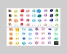 カラー豊富♪オリジナルのドレス色当て用紙作成します ドレスの形やカラー・文章など自由に変更可能♪ イメージ5