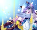 動画やその他用途様々！透明感あるイラスト描きます 様々な用途で使える一枚絵お描きします！ イメージ4