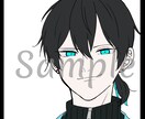 アイコン描きます シンプルでかっこいい少年～青年を求めている方 イメージ3
