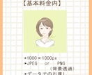 ふんわり、シンプルな似顔絵イラストお描きします 商用利用◎アイコン、名刺、ブログなどに♪ イメージ2
