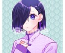 かわいいアイコンイラスト作成いたします キャラクターイラストでお好みのアイコン作成いたします！ イメージ4