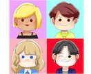 SNS、ブログのアイコンや似顔絵お描きます 安くて早い！ころっと可愛いオリジナルイラストをあなたに！ イメージ1