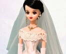 ウェディングドレスを人形用にお作りいたします ご自身の結婚式やプレゼントに。特別なドールをお作り致します イメージ6