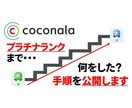 ココナラでプラチナランクまでにやった事を教えます 副業で月に約5万円ほど目指したい方へオススメです イメージ1