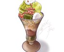 食べ物のイラストを書きます 美味しそうな写真をイラスト風にしてみます イメージ3