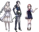 あなたのキャラクターを作成します 希望に沿って、キャラクターの1枚絵、アイコンを作成いたします イメージ1