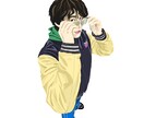 お気に入りの写真（人物）をイラストにします SNSのアイコンやプレゼントなどに イメージ3