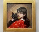 ペットと一緒にお描き致します ペットと一緒の作品を飾ってみませんか?☆ イメージ1