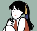 シンプル可愛いSNSアイコン描きます あなたのお顔が目が点な可愛いイラストに変身！ イメージ1