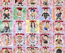 格闘家に大人気！ビックリマン風イラスト描きます シールまで作成しております！あなただけのオリジナルイラスト イメージ5