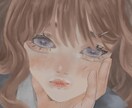 SNS等のアイコンに使えるイラスト描きます 女性の儚さ、美しさ、可愛さを重視して作成します イメージ4