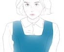 最短一日！高感度な似顔絵SNSアイコンを描きます 【エモい】シンプルだけど小洒落た画線イラストが得意です。 イメージ5