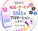 あなたの商品サービスをSNSでプロモーションします 商品の魅力を、多くのユーザーへ効果的に届けます。 イメージ1