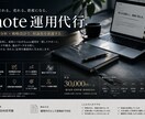 AIを活用して、note執筆代行します AI分析で読まれる記事を継続運用 イメージ1