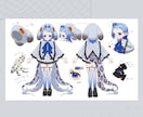 キャラデザ・立ち絵描きます 個性あふれるキャラを形にします！TRPG,配信などに！ イメージ8