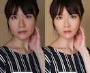 自然に美しくレタッチ致します 基本作業は一律、定額料金で承ります（被写体は1名様） イメージ1