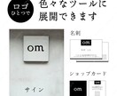 修正6回込! 心に残るおしゃれなロゴデザインします 経験豊富なプロのデザイナーです。お任せください!! イメージ7