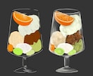 美味しそうな食べ物&スイーツのイラスト描きます 味を伝えるためにケーキやパフェの構成図をお描きします！ イメージ3